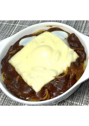 焼きハヤシスパ★動画あり★-レシピのメイン写真