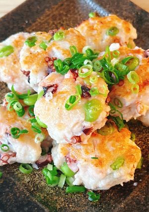 たこと枝豆の紅生姜つくね-レシピのメイン写真