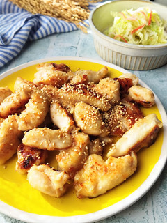 ワンパン☆塩麹ささ身の甘辛焼き-レシピのメイン写真