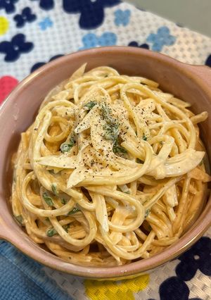冷蔵庫にあるもので！簡単スパゲティサラダ-レシピのメイン写真