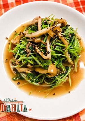 爆速🌱豆苗としめじ🍄🟫喫茶店コンソメソテー和製洋食-レシピのメイン写真