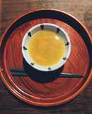 かぼちゃと人参の味醂入り甘口味噌汁