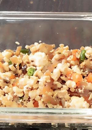 思春期子どもが「美味しい！」中華風炒り豆腐☆-レシピのメイン写真