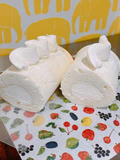 絶品✨純白✨ホワイトロールケーキ-レシピのメイン写真