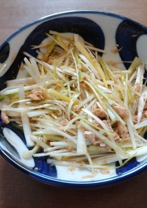 ネギラーメントッピングのツナネギ-レシピのメイン写真