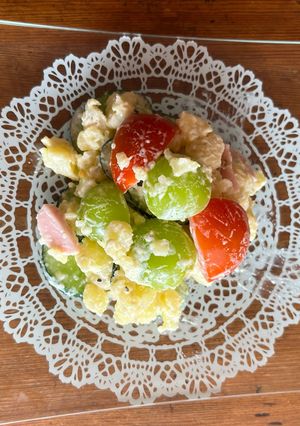 シャインマスカットのポテトサラダ-レシピのメイン写真