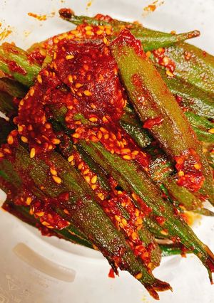 オクラの辛辛炒め🌶-レシピのメイン写真