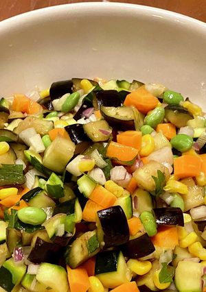 野菜たっぷり!夏のコロコロサラダ-レシピのメイン写真
