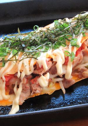 〖 明太子もちチーズとん平焼き 〗-レシピのメイン写真