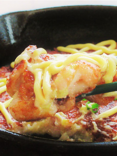 〖 長いもと明太子のトロトロ鉄板焼き 〗-レシピのメイン写真
