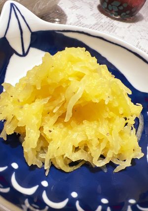 そうめんかぼちゃのバター和え-レシピのメイン写真