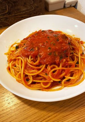 究極のトマトソースパスタ-レシピのメイン写真