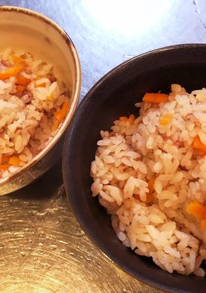 コンビーフと人参の炊き込みご飯-レシピのメイン写真