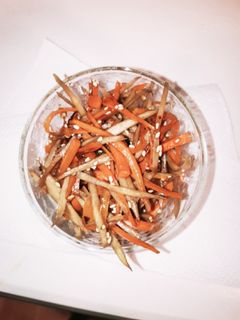簡単分量!きんぴらごぼう-レシピのメイン写真