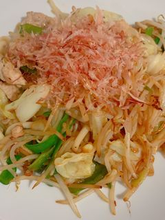 もやしたっぷり焼きうどん-レシピのメイン写真