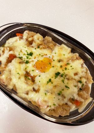 カレー風味肉じゃがでグチャ混ぜドリア〜♪-レシピのメイン写真