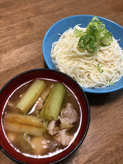 鳥ネギつけそうめん-レシピのメイン写真