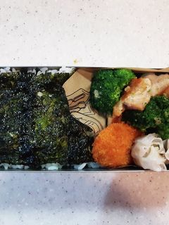 高校生弁当覚え書き55 韓国のり弁当-レシピのメイン写真