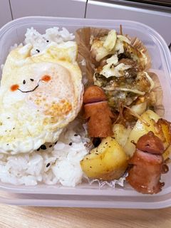 じゃがいもの醤油炒め★バジルチキン弁当-レシピのメイン写真