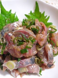 鯵のたたき-レシピのメイン写真