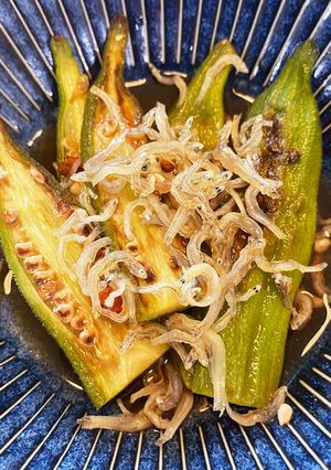 とろじゅわぁ〜の八代おくらの焼きびたし-レシピのメイン写真