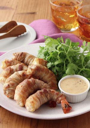 エビギョプサル　きび酢マヨソース-レシピのメイン写真