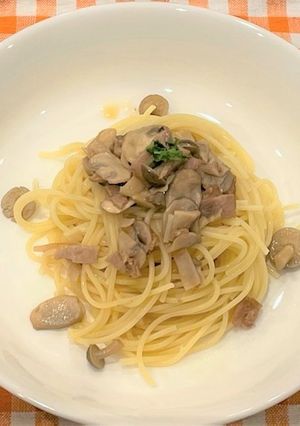 きのこのバター醬油スパゲティ-レシピのメイン写真