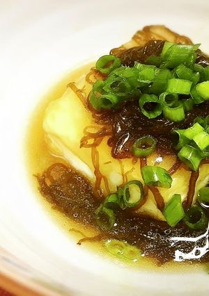 揚げ出し豆腐のもずく餡かけ-レシピのメイン写真