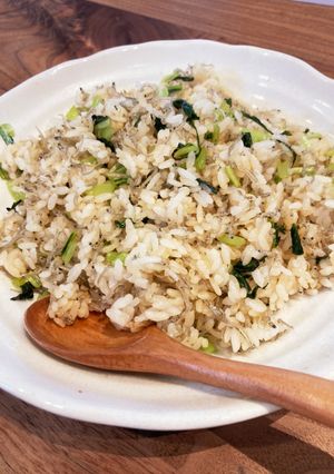 パパッとじゃこと小松菜のチャーハン♪-レシピのメイン写真