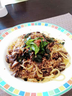 舞茸と新生姜と卵の和風パスタ-レシピのメイン写真