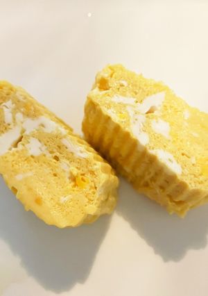 ダイソーのレンジでだし巻き玉子-レシピのメイン写真