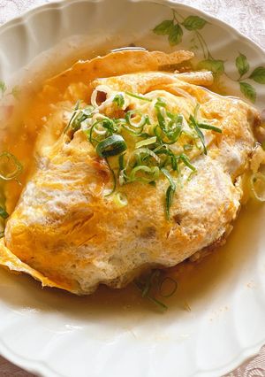 餡かけキムチチャーハンオムライス-レシピのメイン写真