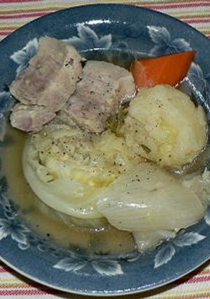 圧力鍋でポトフ風、豚肉と野菜のコンソメ煮-レシピのメイン写真