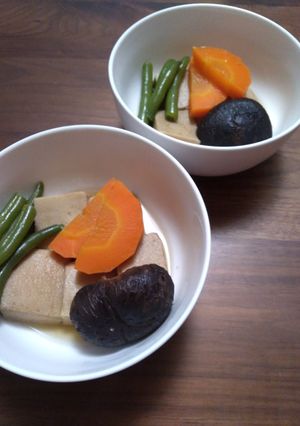高野豆腐の煮物-レシピのメイン写真