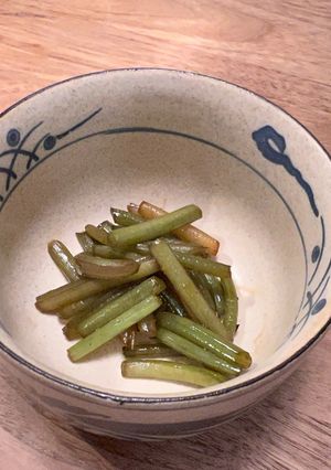 さつま芋の茎（つる？）のきんぴら-レシピのメイン写真