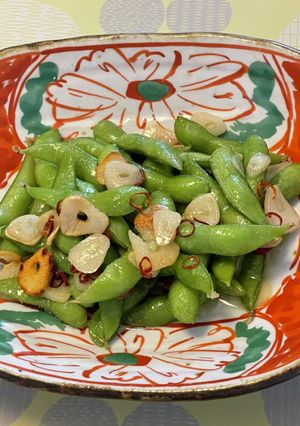 冷凍枝豆のペペロンチーノ-レシピのメイン写真
