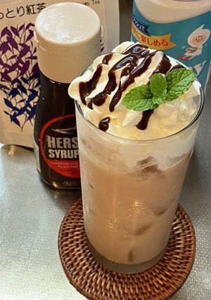 アイス・チョコ・ホイップ・ミルクティー-レシピのメイン写真