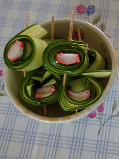 簡単カニカマのきゅうり巻き-レシピのメイン写真