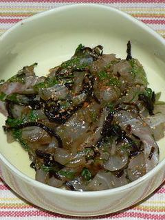 イサキと大葉の塩昆布和え-レシピのメイン写真