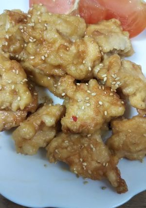 鶏のから揚げピリ辛梅干しソース-レシピのメイン写真