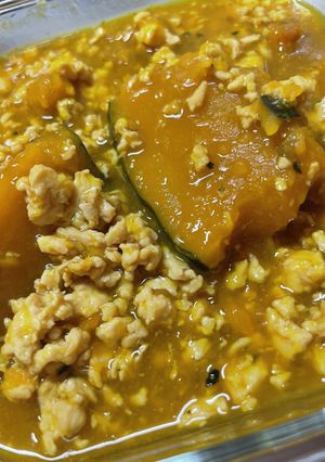 かぼちゃのそぼろ煮-レシピのメイン写真