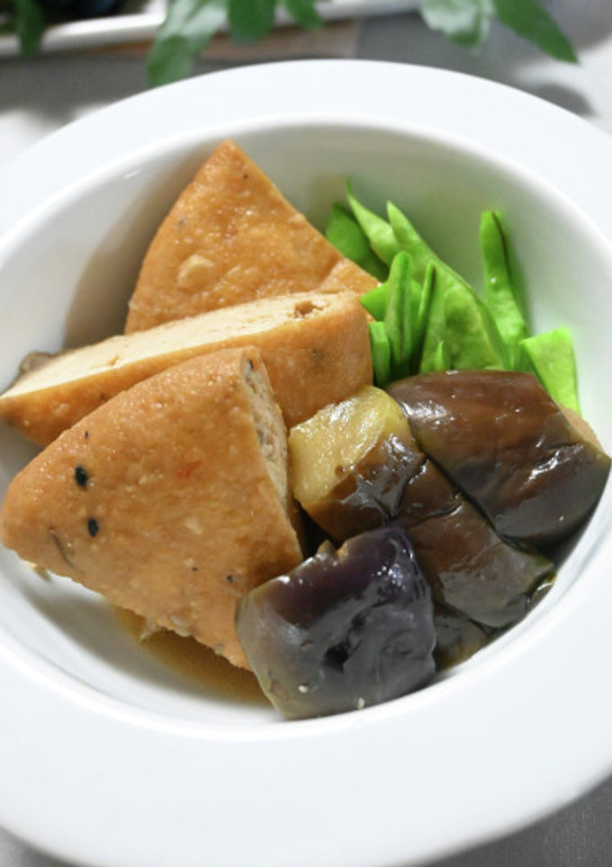 冷凍揚げなすとがんもどきの含め煮-レシピのメイン写真