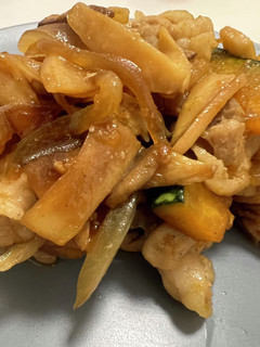 豚とカボチャの炒め物-レシピのメイン写真