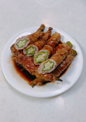 オクラの肉巻き-レシピのメイン写真