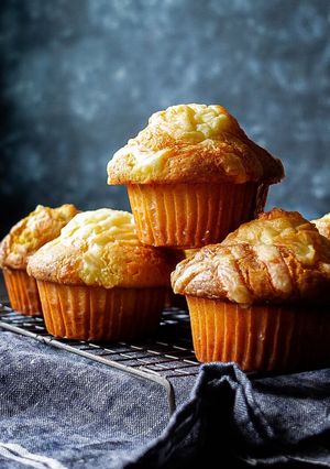 ホットケーキミックスで味噌チーズマフィン-レシピのメイン写真