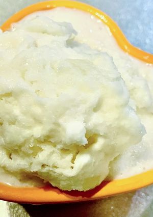 食感楽しい梨のヨーグルトフローズンアイス-レシピのメイン写真