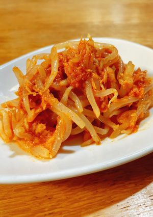 味見が止まらない✰旨辛ツナもやし合え-レシピのメイン写真