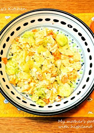 フレッシュな高原野菜で☀我が家のポテサラ-レシピのメイン写真