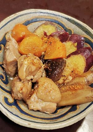 鶏肉と根菜の煮込み-レシピのメイン写真