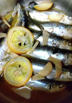 イワシの塩レモン煮-レシピのメイン写真